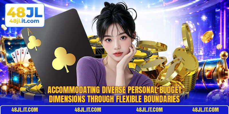 Accommodating diverse personal budget dimensions through flexible boundaries