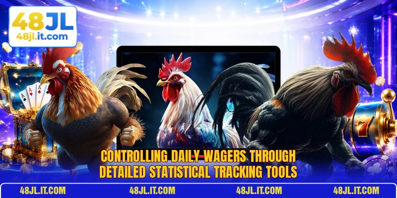 Controlling daily wagers through detailed statistical tracking tools