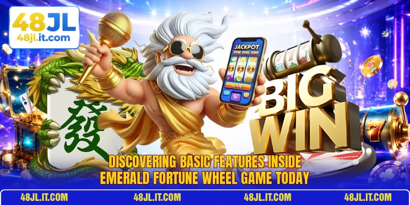 Discovering basic features inside Emerald Fortune Wheel game today