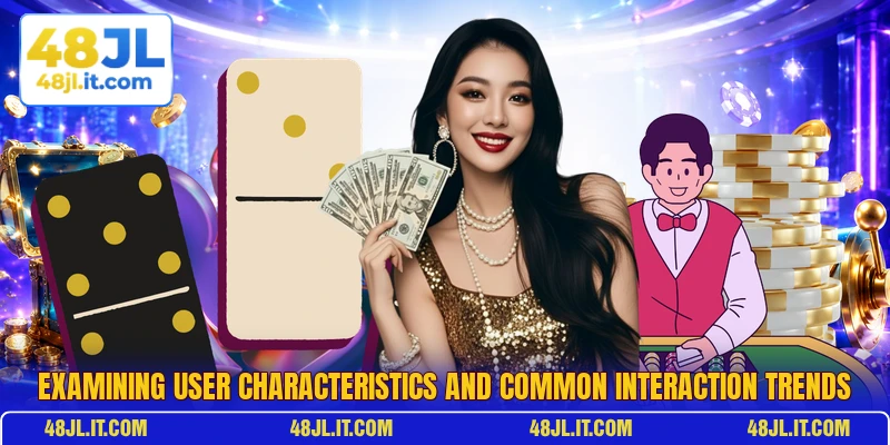Examining user characteristics and common interaction trends