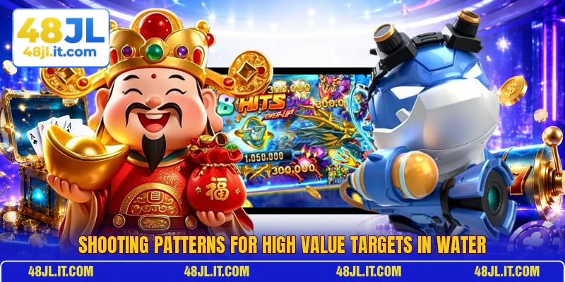 Shooting patterns for high value targets in water